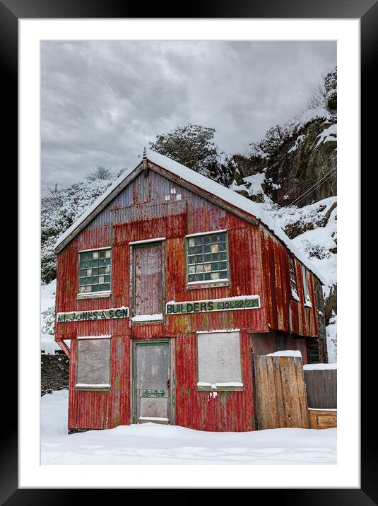 Builders shed Framed Mounted Print by Rory Trappe