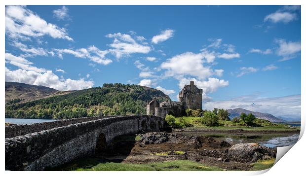 Eilean Donan castle scotland Print by stuart bingham