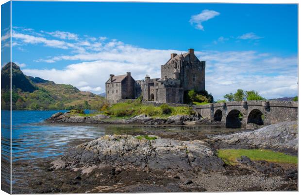 Eilean Donan castle Canvas Print by stuart bingham