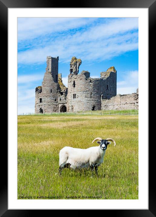 My Castle Framed Mounted Print by Keith Douglas