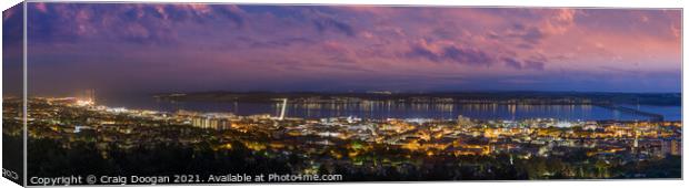Dundee Panorama Canvas Print by Craig Doogan