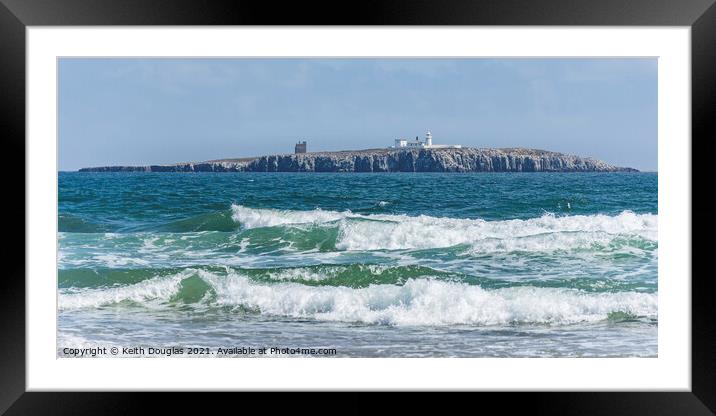 The Farne Islands Framed Mounted Print by Keith Douglas