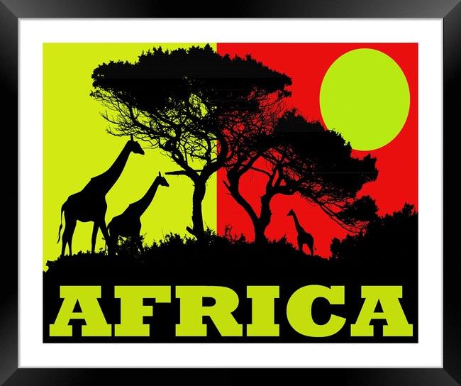 INTO THE FOREST 19 AFRICA Framed Print by OTIS PORRITT