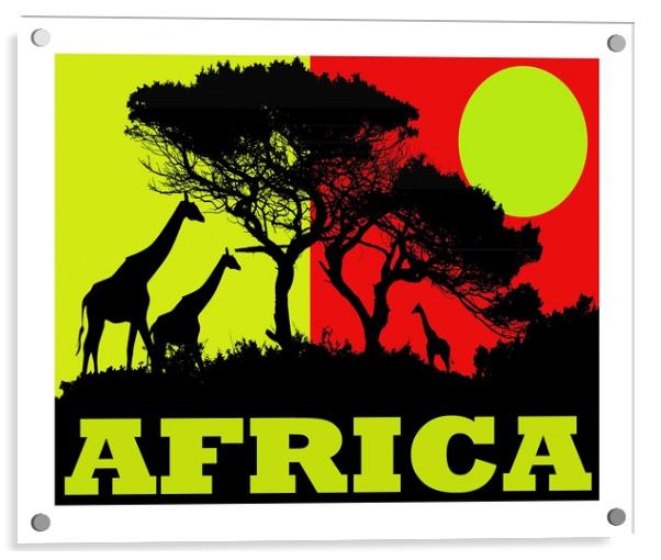 INTO THE FOREST 19 AFRICA Acrylic by OTIS PORRITT