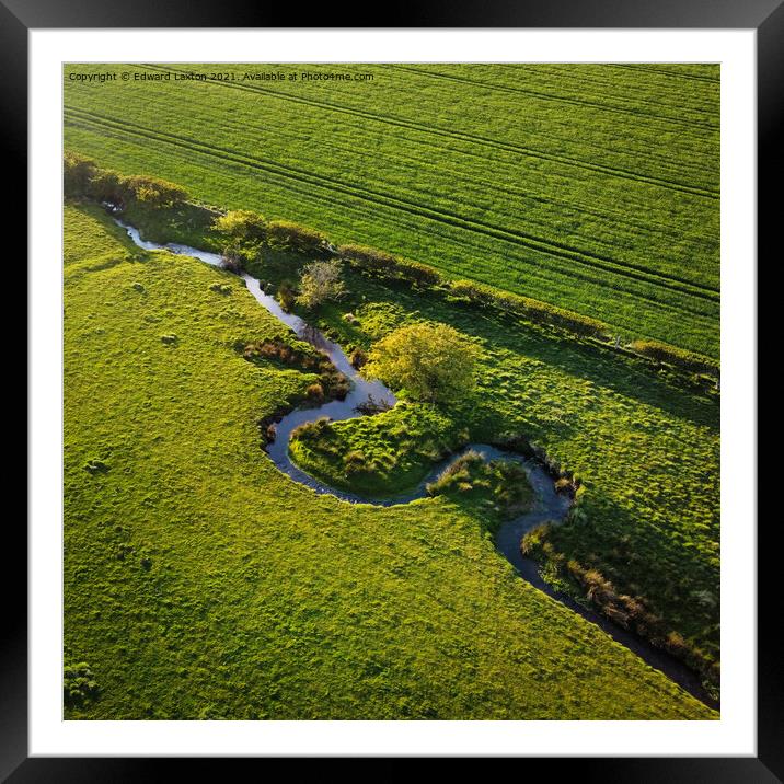Meander in a Beck Framed Mounted Print by Edward Laxton