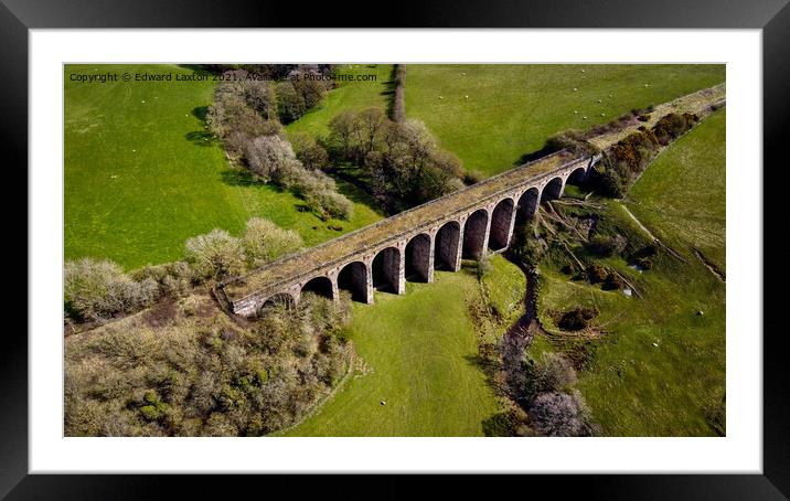 Langley Viaduct Framed Mounted Print by Edward Laxton