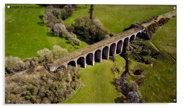 Langley Viaduct Acrylic by Edward Laxton