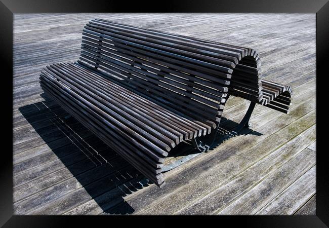 The bench. Framed Print by Bill Allsopp