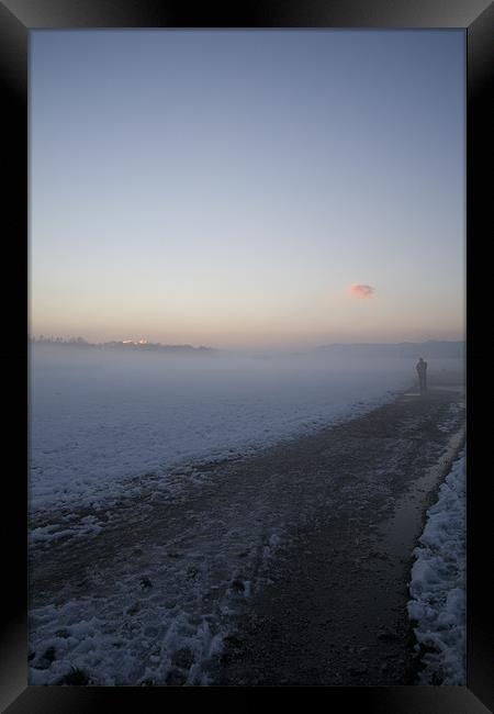 Icy mist Framed Print by Ian Middleton