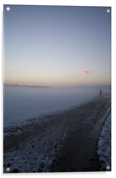 Icy mist Acrylic by Ian Middleton