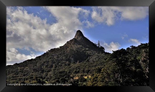 Mt. Tokatoka in New Zealand Framed Print by Errol D'Souza