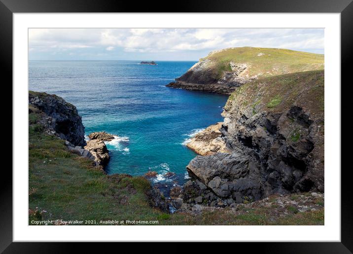 Trevose Headland, Cornwall, UK Framed Mounted Print by Joy Walker