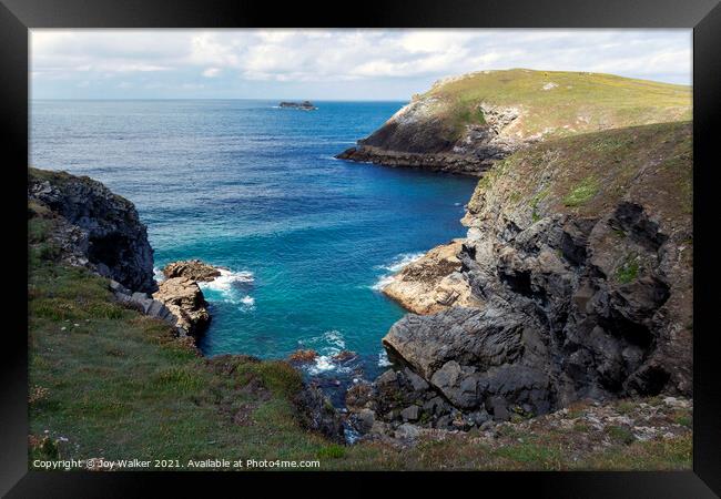 Trevose Headland, Cornwall, UK Framed Print by Joy Walker