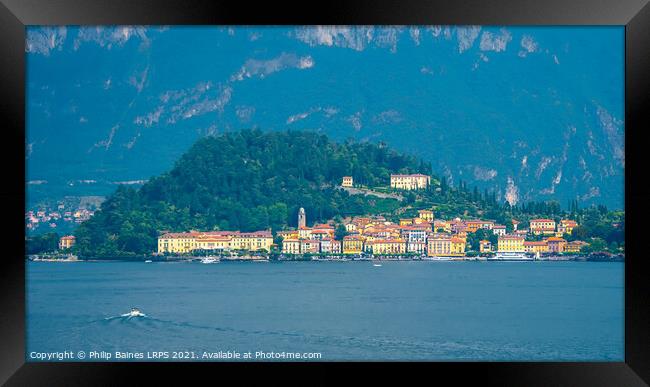 Bellagio, Lake Como Framed Print by Philip Baines