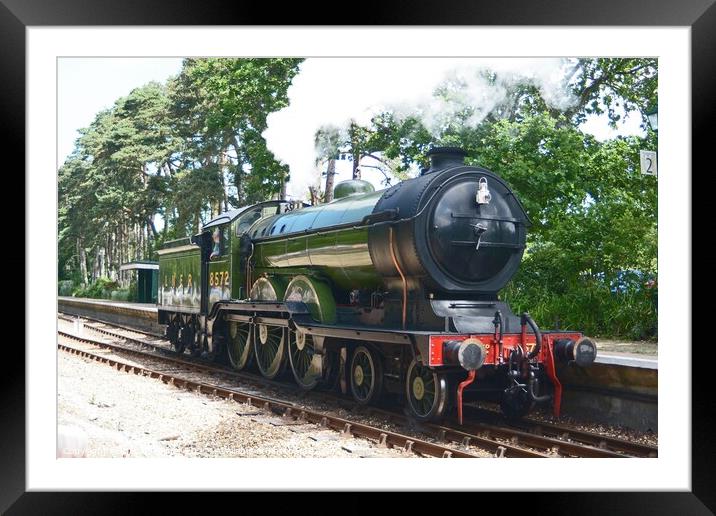 Pride of the steam railway Framed Mounted Print by David Mather