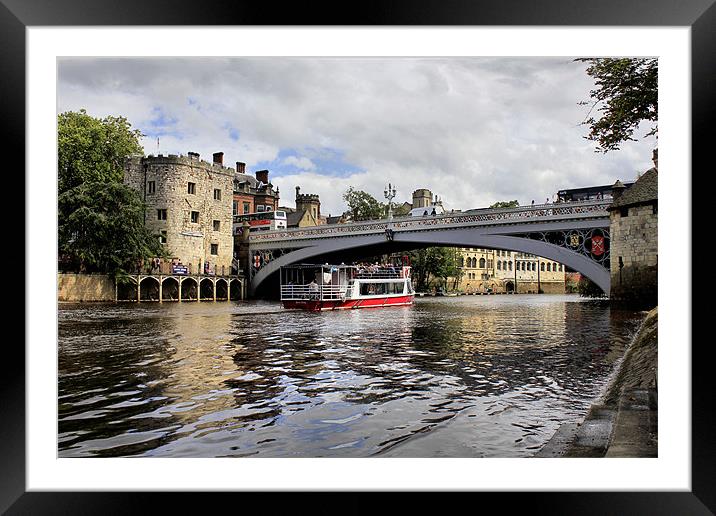 bridge over the river ouse Framed Mounted Print by Martin Parkinson