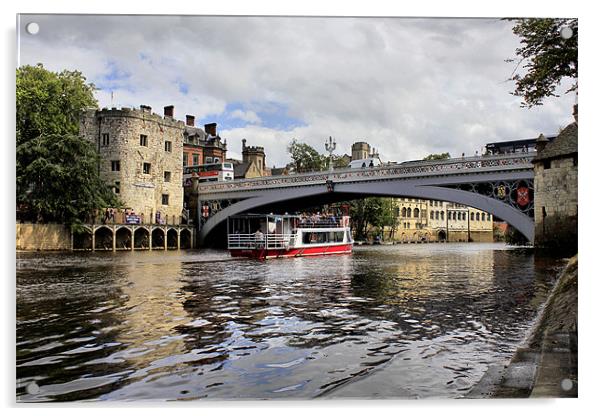 bridge over the river ouse Acrylic by Martin Parkinson