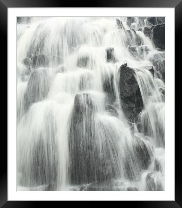 Waterfall with Faces, Hebrides Framed Mounted Print by Craig Williams