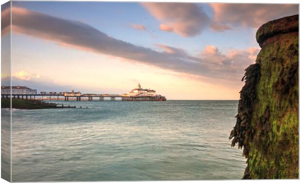 Eastbourne Pier At Sunset Canvas Print by Craig Williams