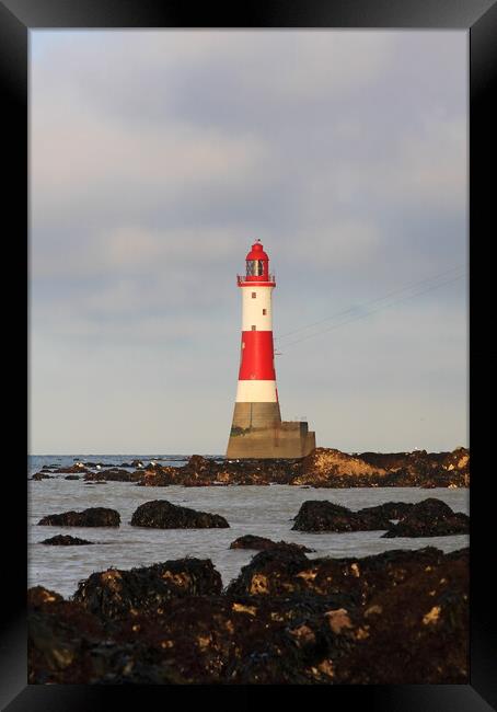 Beachy Head Lighthouse Framed Print by Craig Williams
