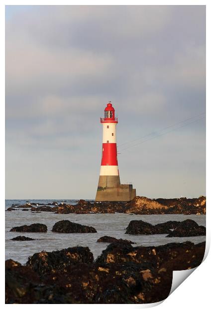 Beachy Head Lighthouse Print by Craig Williams
