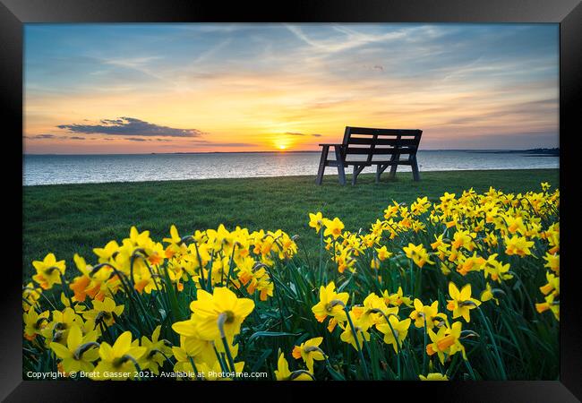 Lee-on-the-Solent Spring Collection Framed Print by Brett Gasser