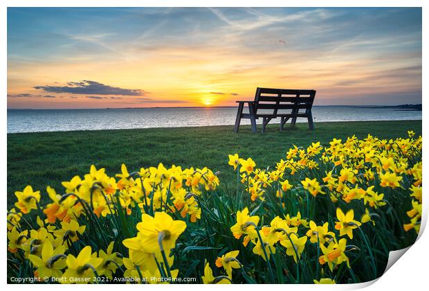 Lee-on-the-Solent Spring Collection Print by Brett Gasser