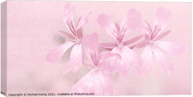 Pretty in pink Canvas Print by Michael Kemp