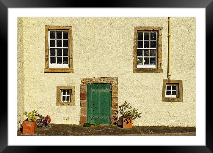 4 Windows And A Door Framed Mounted Print by Lynne Morris (Lswpp)