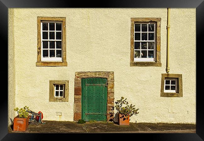 4 Windows And A Door Framed Print by Lynne Morris (Lswpp)