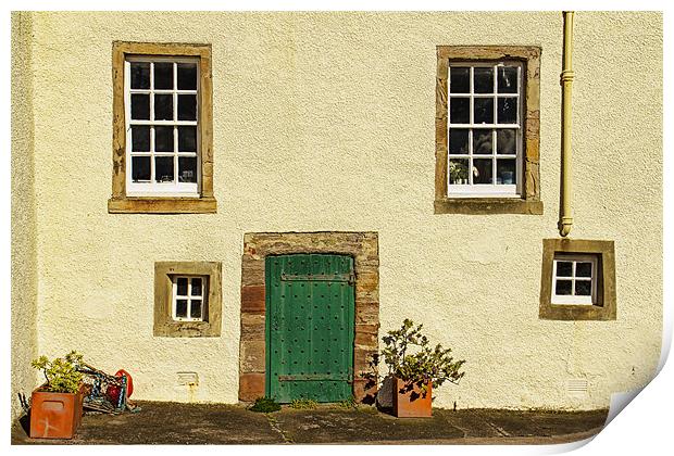 4 Windows And A Door Print by Lynne Morris (Lswpp)