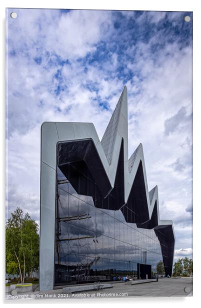 Riverside Museum, Glasgow Acrylic by Jim Monk