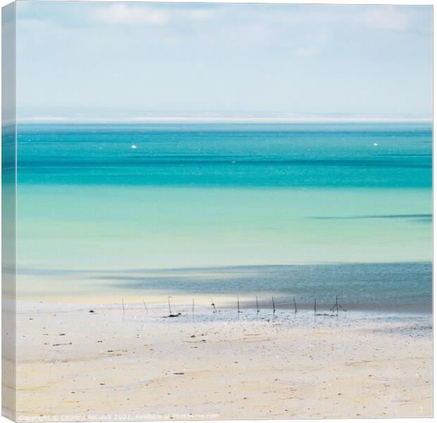 Cancale bay 1 Canvas Print by Laurent Renault