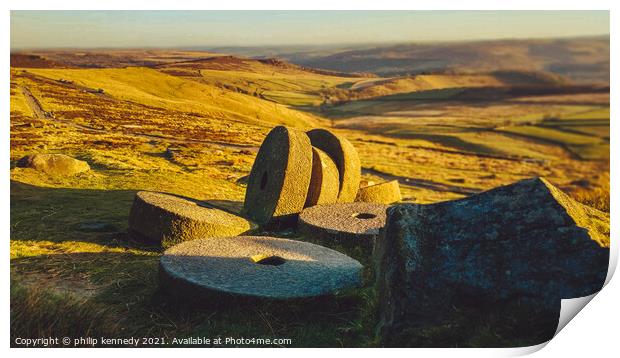 The Millstones Print by philip kennedy