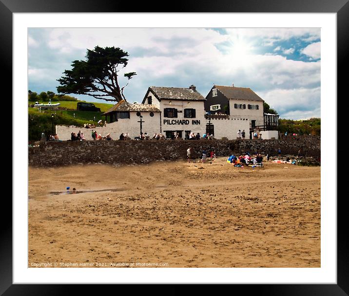 Pilchard Inn Framed Mounted Print by Stephen Hamer