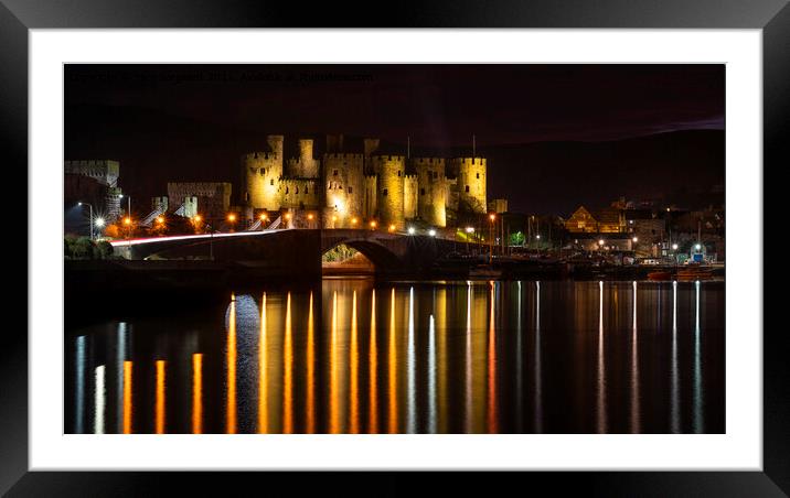 Conwy Castle Framed Mounted Print by Pam Sargeant