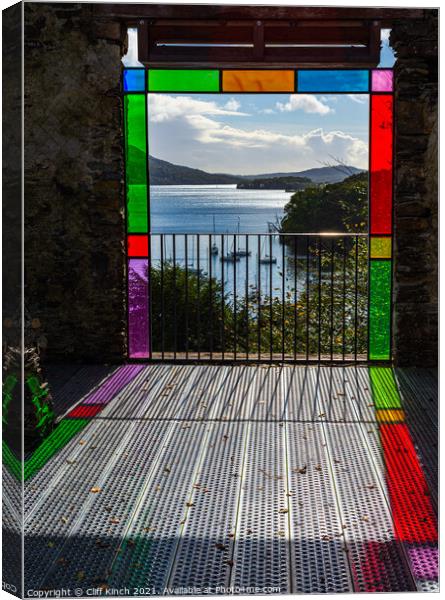 A Kaleidoscope of Lake Windermere Canvas Print by Cliff Kinch