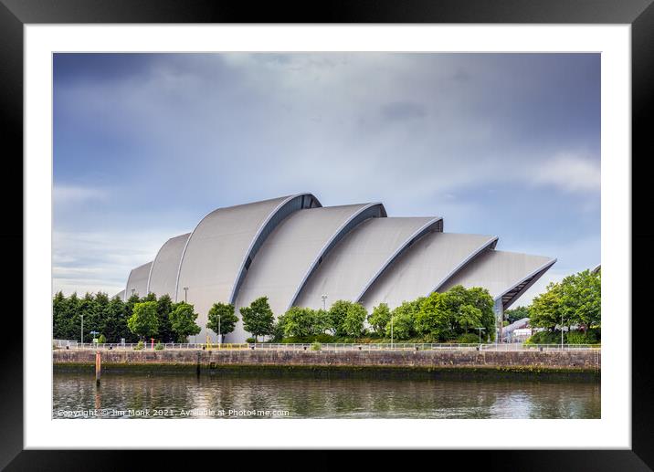 SEC Armadillo, Glasgow Framed Mounted Print by Jim Monk