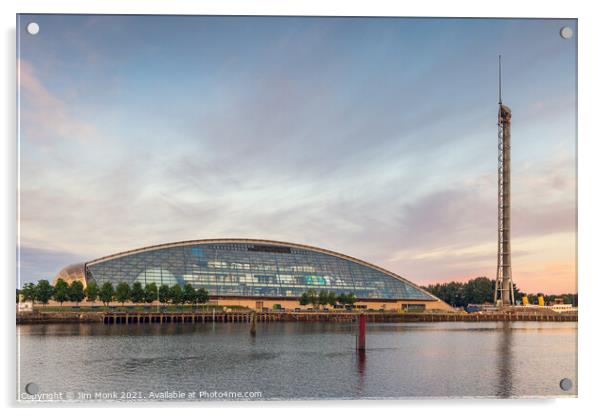 Glasgow Science Centre Acrylic by Jim Monk