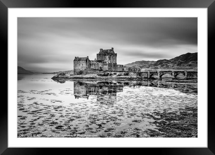 Eilean Donan Reflection Framed Mounted Print by Alan Taylor