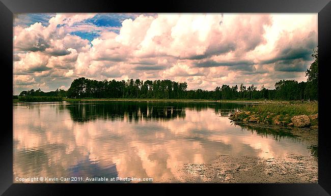 Lake View Framed Print by Kevin Carr