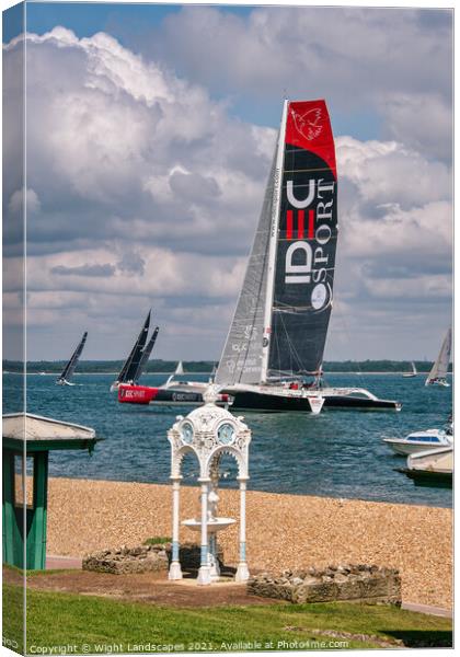 Cowes Classic Week Canvas Print by Wight Landscapes