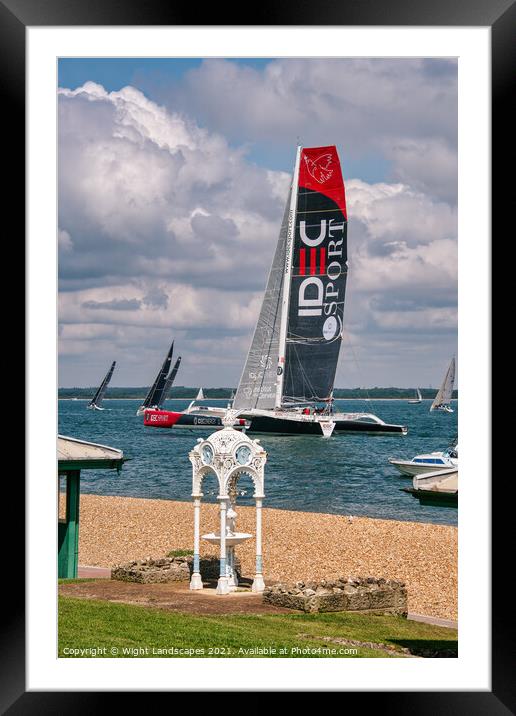 Cowes Classic Week Framed Mounted Print by Wight Landscapes