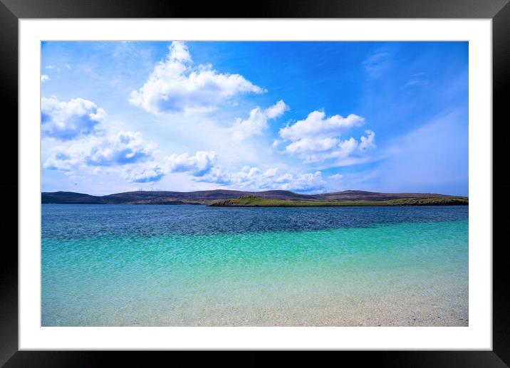 Beautiful colors at the Isle of skye Framed Mounted Print by stuart bingham