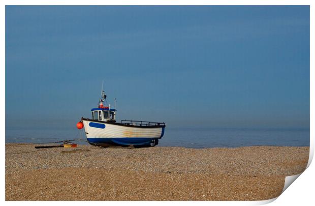 Fishing Boat Dungeness Print by Clive Eariss