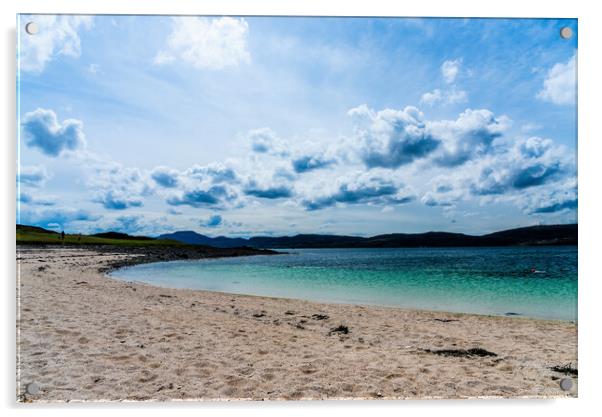 Coral beach Dunvegan Isle of skye Acrylic by stuart bingham