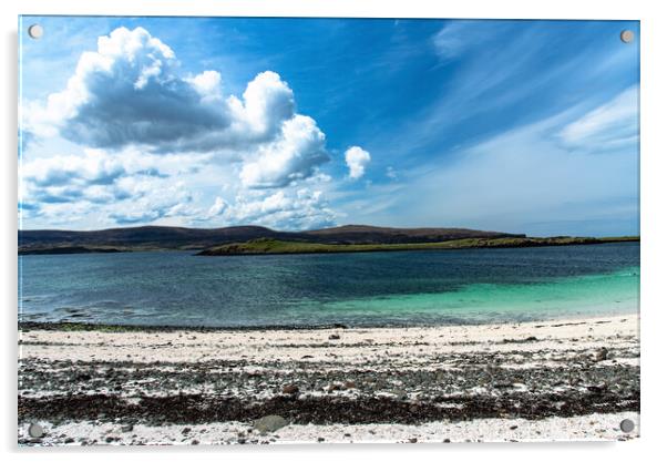 Coral beach Isle of skye Acrylic by stuart bingham