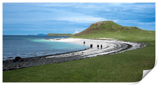 Coral beach Isle of skye  Print by stuart bingham