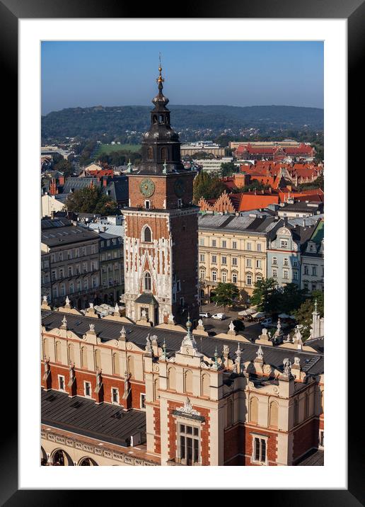 Old Town of Krakow in Poland Framed Mounted Print by Artur Bogacki
