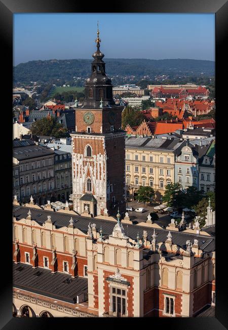 Old Town of Krakow in Poland Framed Print by Artur Bogacki